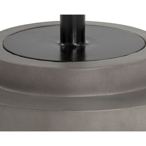 Marlowe 29.5 X 27.5 inch Black / Grey Outdoor Bistro Table